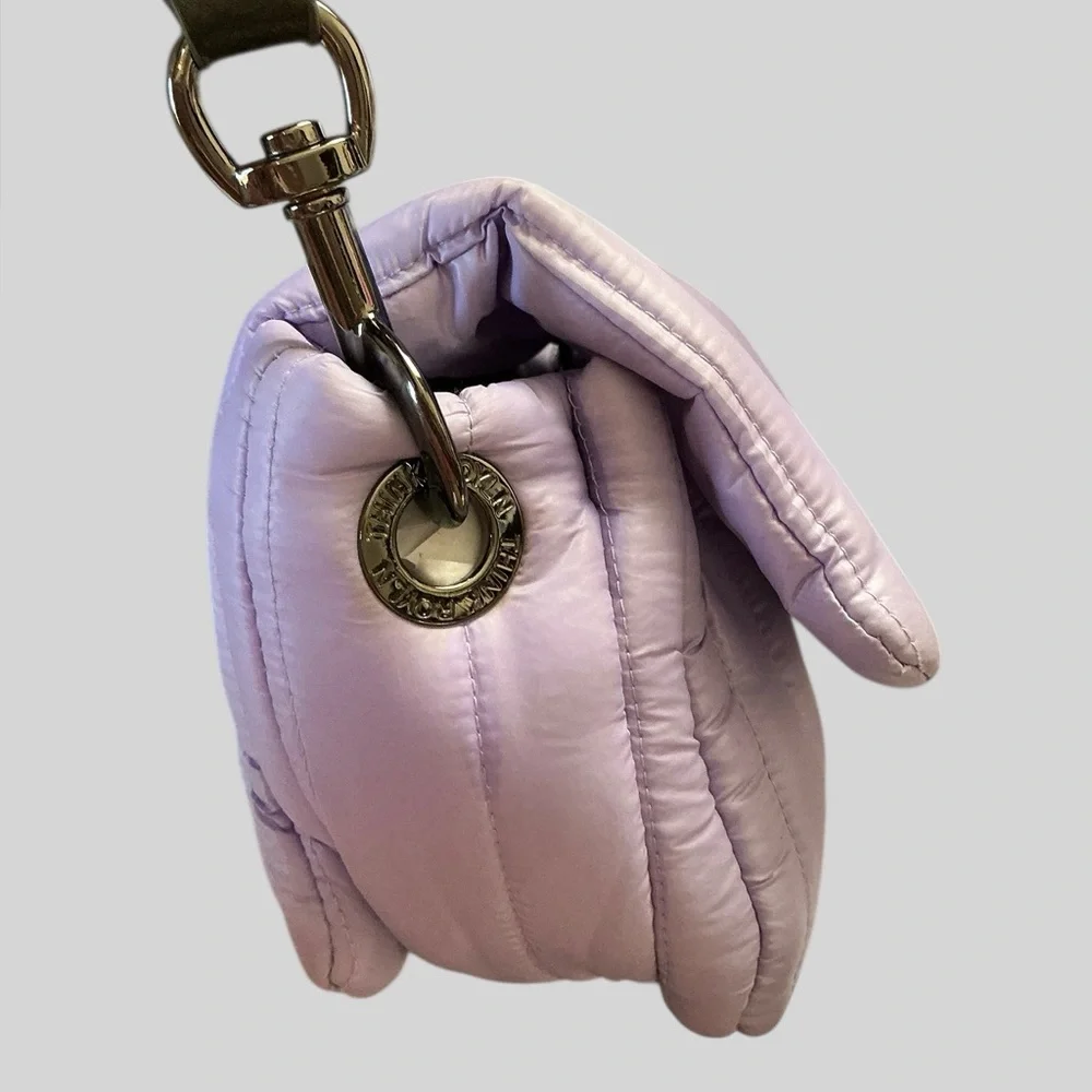 Think Royln Bar Bag Quilted Purple Mini Shoulder Handbag